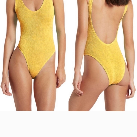 Bond-Eye Mara Ribbed Sunny Eco One Piece Bathing Swim Suit - Picture 3 of 6